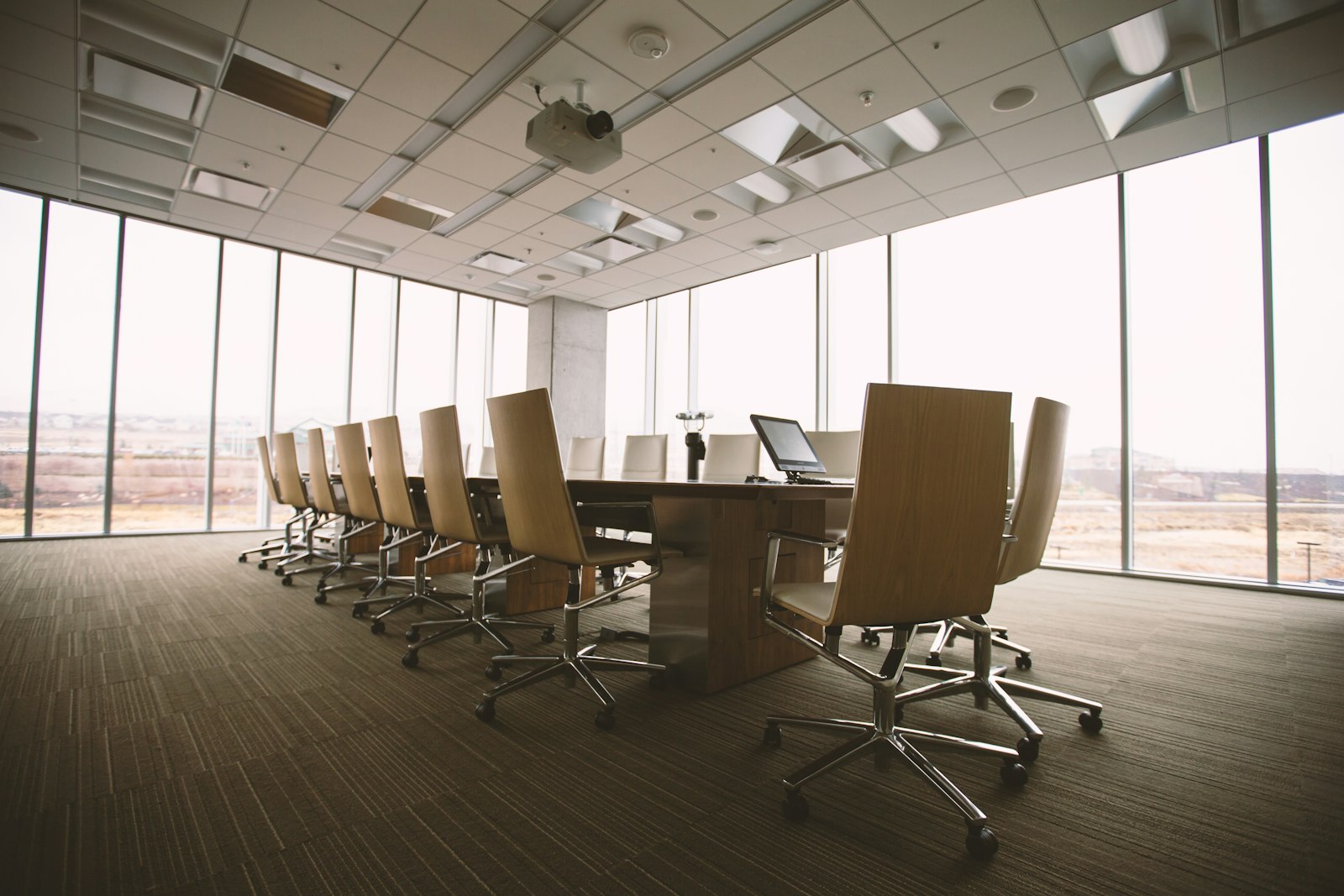 Sala de conselho corporativo